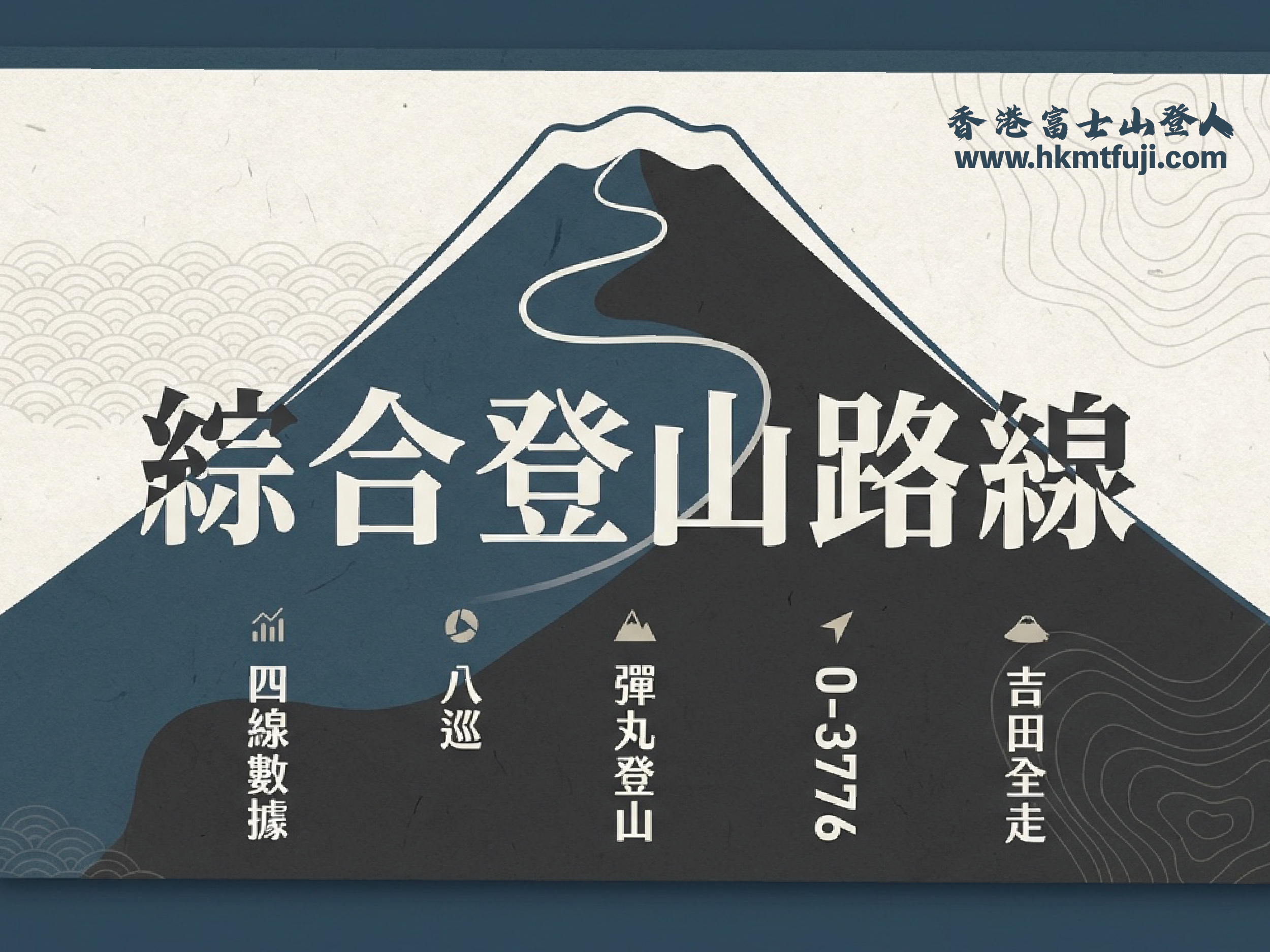 登山路線整合 (四線資料，鉢巡，彈丸登山、0-3776、吉田全走)