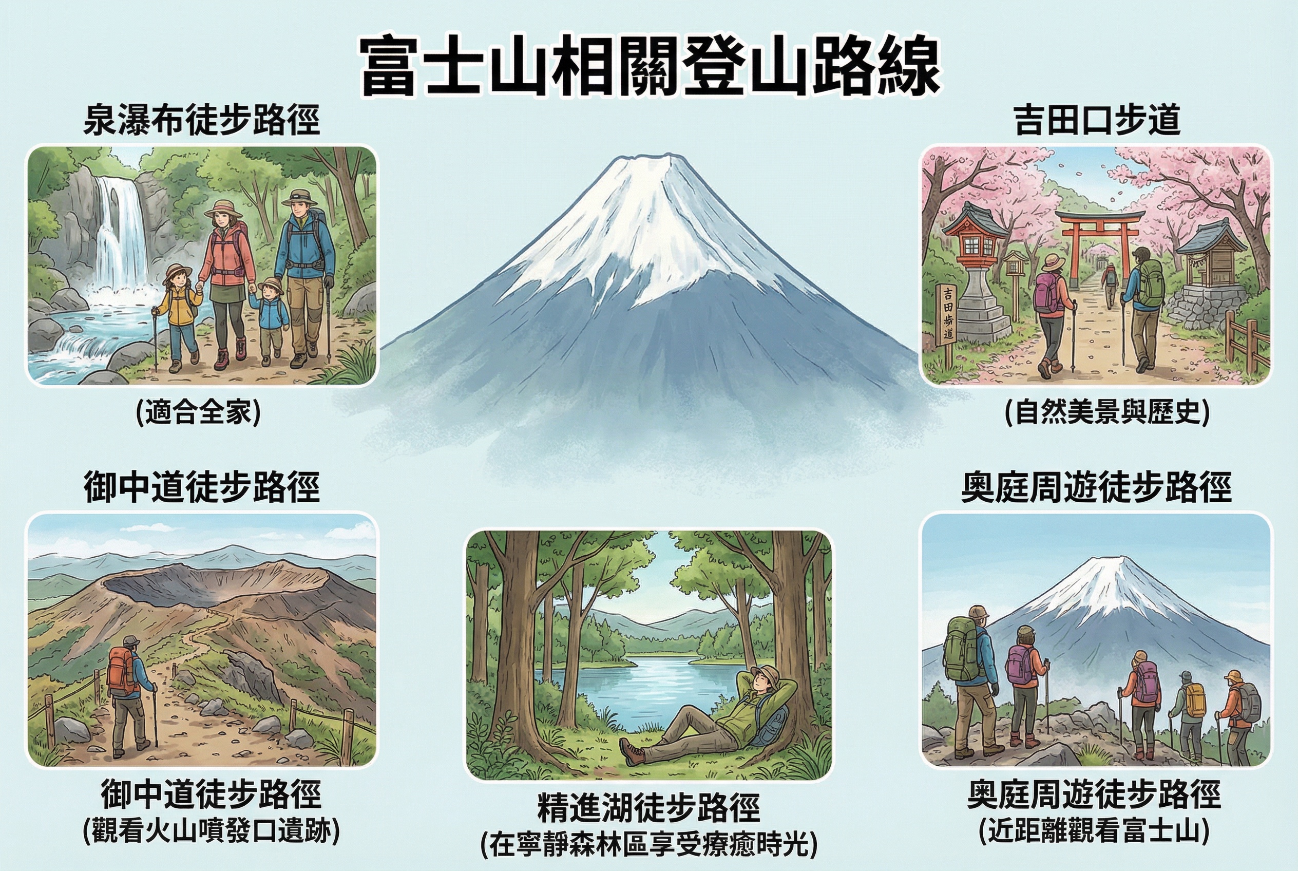 富士山相關登山路線